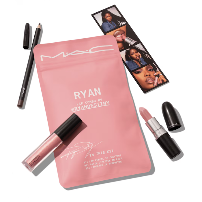 Ryan Destiny's New MAC Lip Kit is the Perfect Pinky Nude for Deeper Skin Tones - EBONY